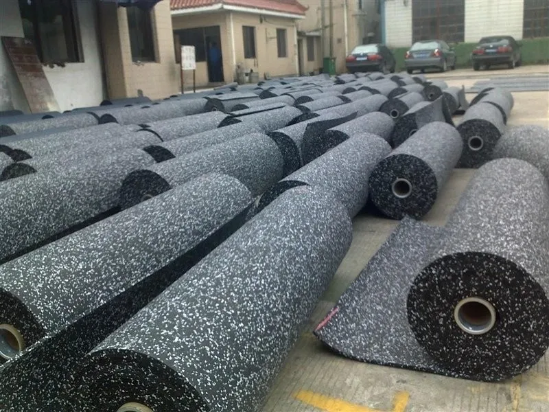 Pisos para gimnasio 100% de material de caucho EPDM con precio bajo rubber