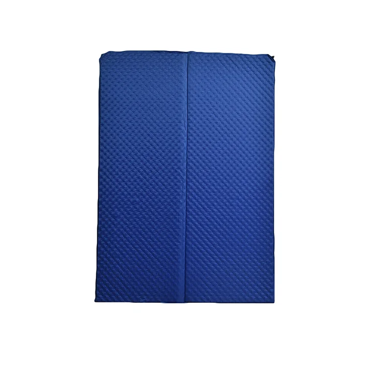Outdoor inflatable mat cushion sleeping pad,double camping travel bed self inflating mattress