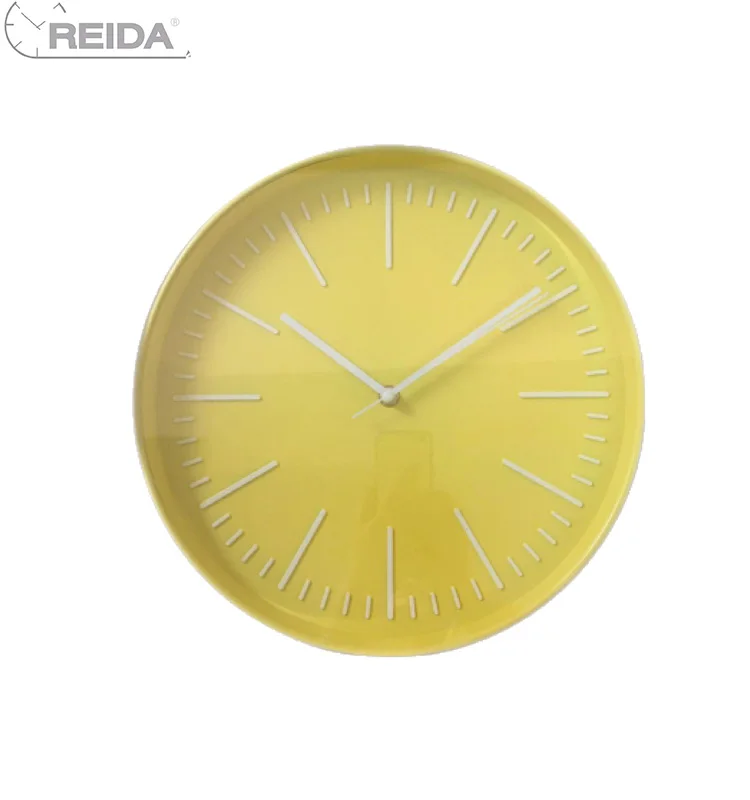 12 Inch Custom Plastic Wall Clock 3D Home Decoration Quartz Movement