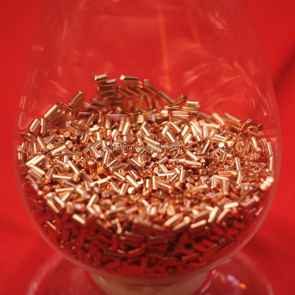 
Factory producing high purity copper granules with high quality and 99.99995% purity 
