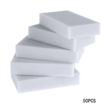 50pcs Multi functional Magic Melamine Sponge Eraser Cleaner Cleaning Sponges Kitchen Bathroom Sponge