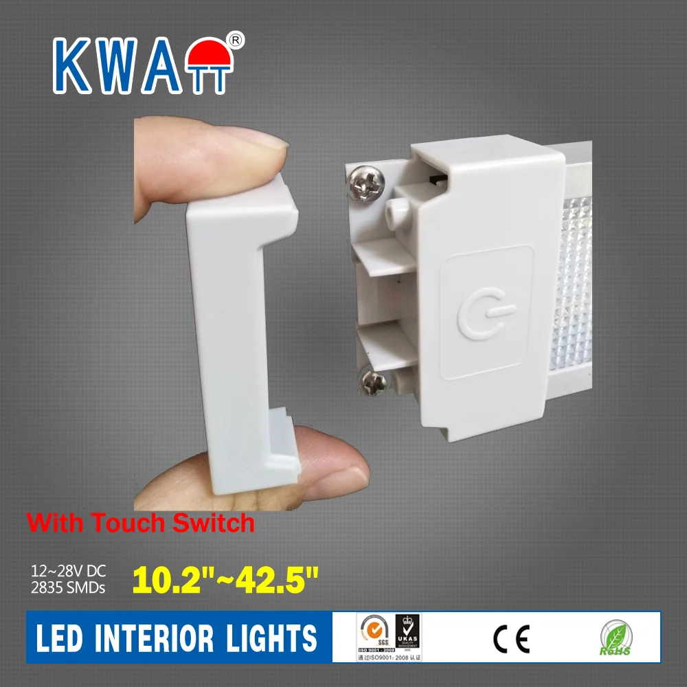 12V-24V  Vehicle LED Auto Car  Interior Lights for Caravan,Cabin,RV  with touch switch