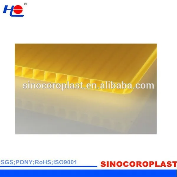 пластиковые гофрированные флейтой доска полипропиленовых листов