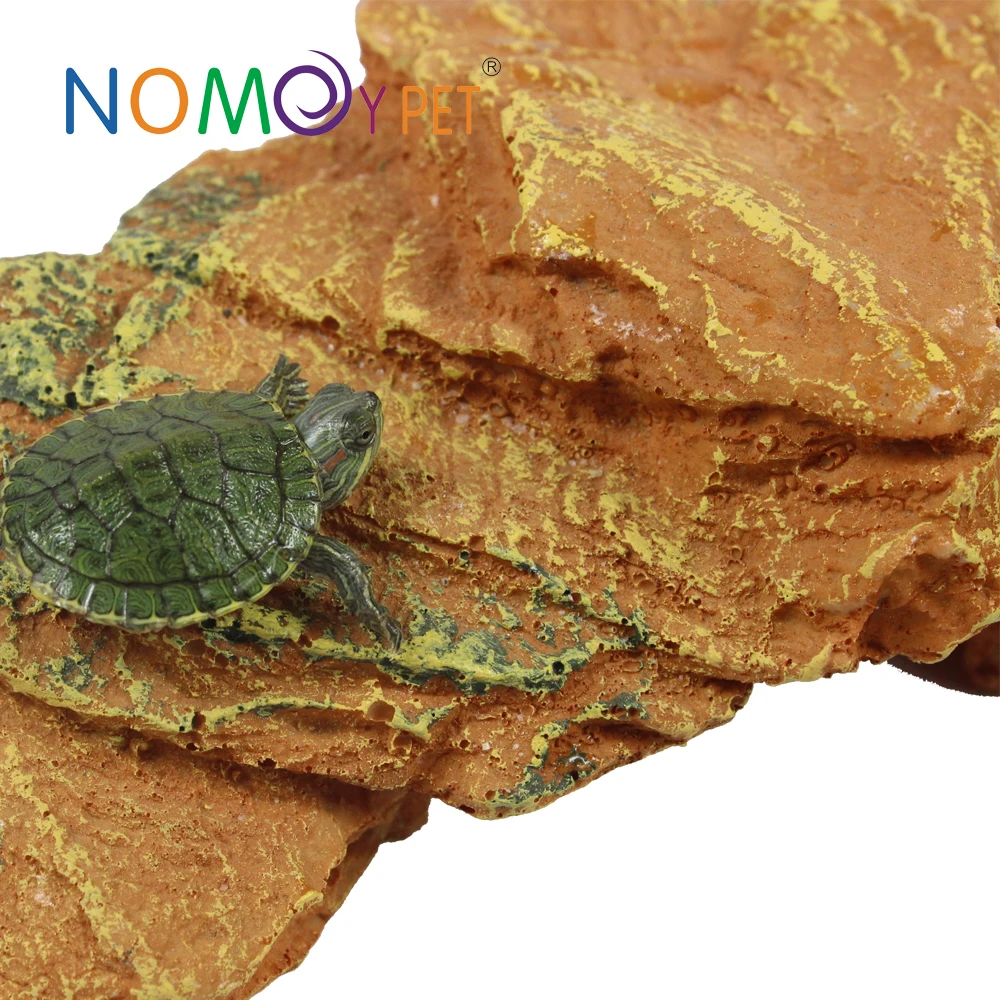 NOMOY PET wholesale good price resin cave and reptile hide terrarium landscape for reptiles NS-41