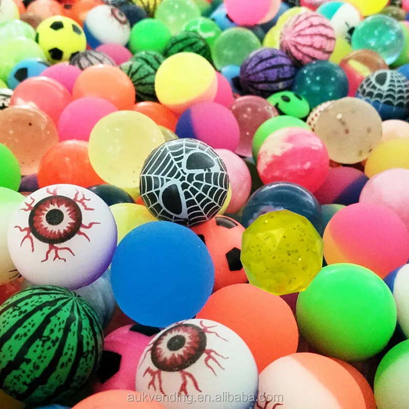 28mm/30mm/35mm/45mm/kids rubber bouncy ball for vending machine