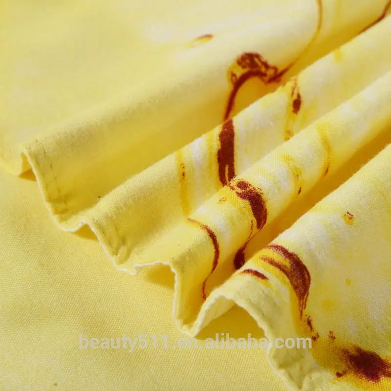 Classical home textile custom duvet cover/ 100% cotton single bed sheets BS5002