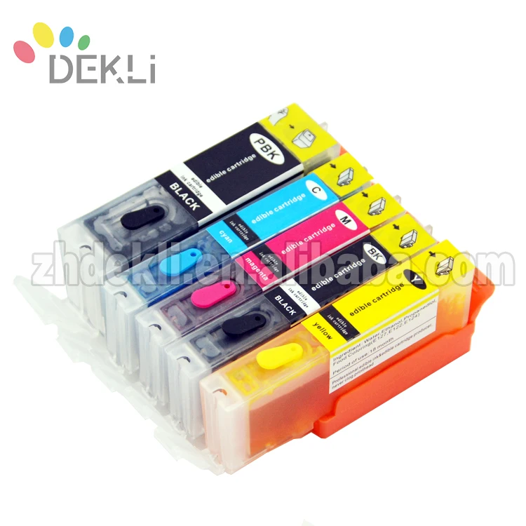 250 251 Edible Ink Cartridge for Canon MG5420 MG6320 IP7220 Refillable
