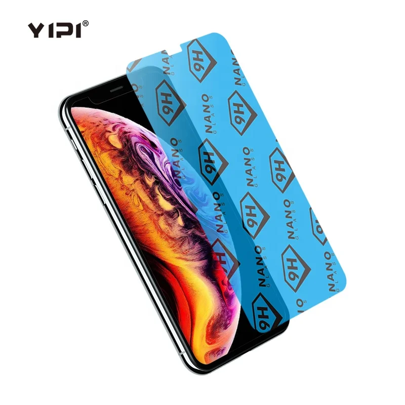 Smartphone Use Initiative Blue Nano Glass 9H Screen Protector Anti Scratch Screen Film Filter For iPhone XS Max