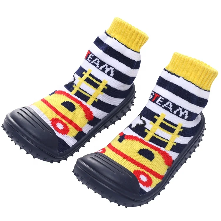 wholesale rubber sole baby boy gripper socks