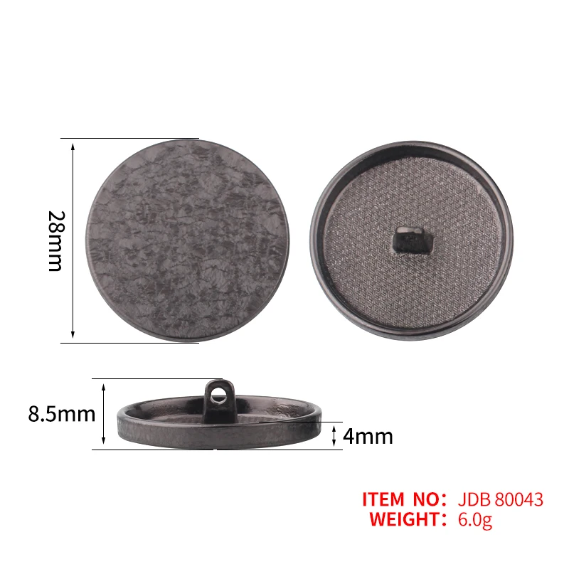 
good quality metal fashion designer coatl shank buttons for usa market 