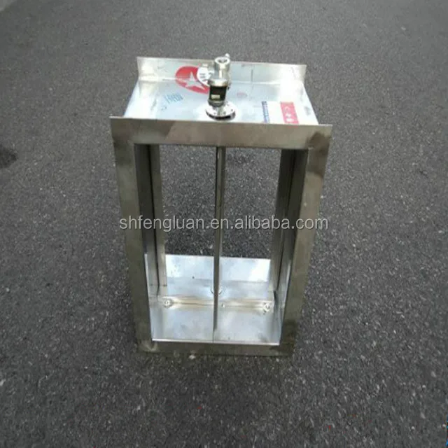 competed price galvanized steel rectangular adjustable valve for duct volume control damper
