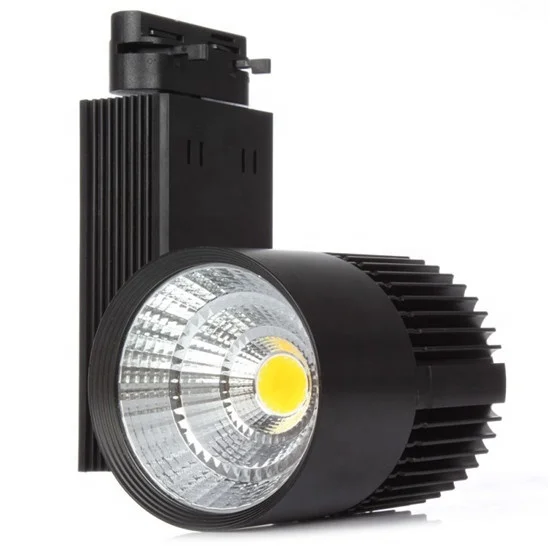 LED indoor light 30w smart track light COB rail for clothing shop