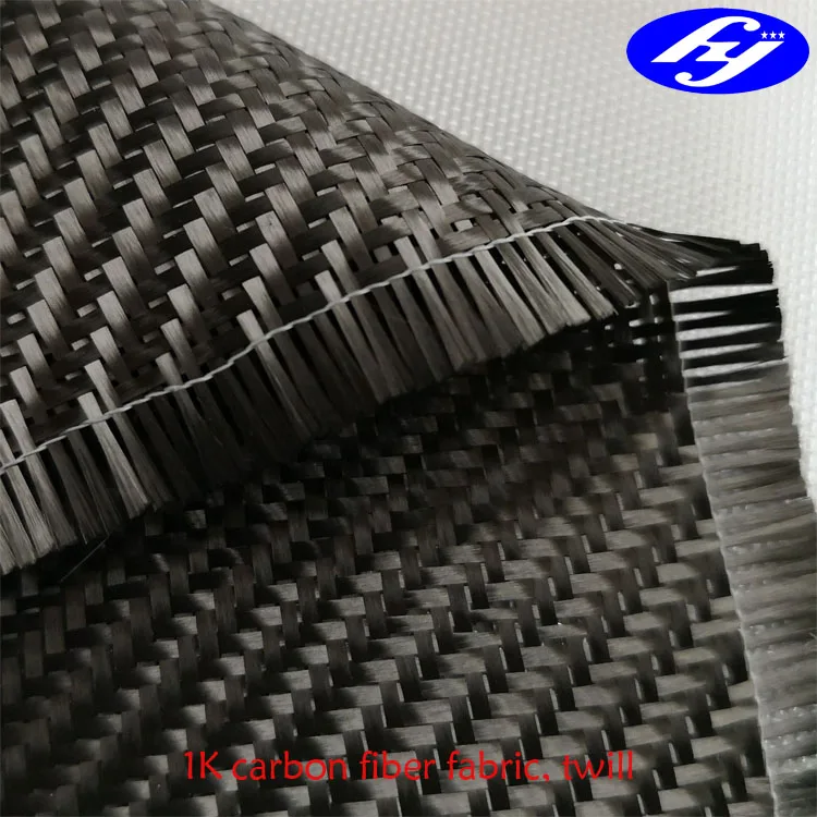 120g/m2 1K Woven Twill Carbon Fiber Fabric/cloth/roll