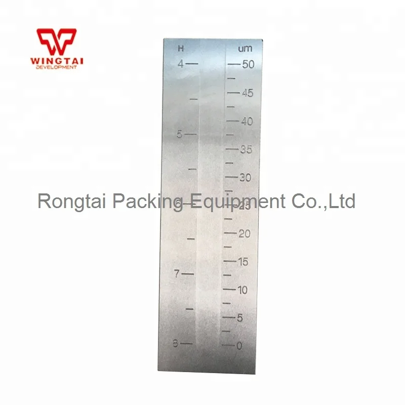 PUSHEN Single Groove Stainless Steel Grind Gauge Grindometer