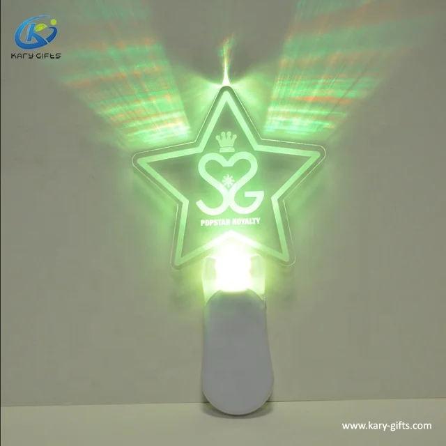 Christmas LED Blinking Acrylic Stick Customized Led Glow Star Stick Light