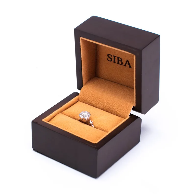 Customized Luxury Gift Packaging,Wooden Box For Jewellery Ring Box