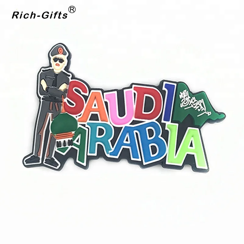 Customized Policeman Souvenir Saudi Arabia promotion fridge magnet