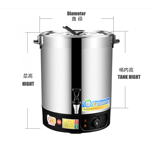 30 L - 70 L Hotel Equipment Temperature Controller 100% Boiling Drinking Water Boiler Machine Instant Hot Water Dispenser
