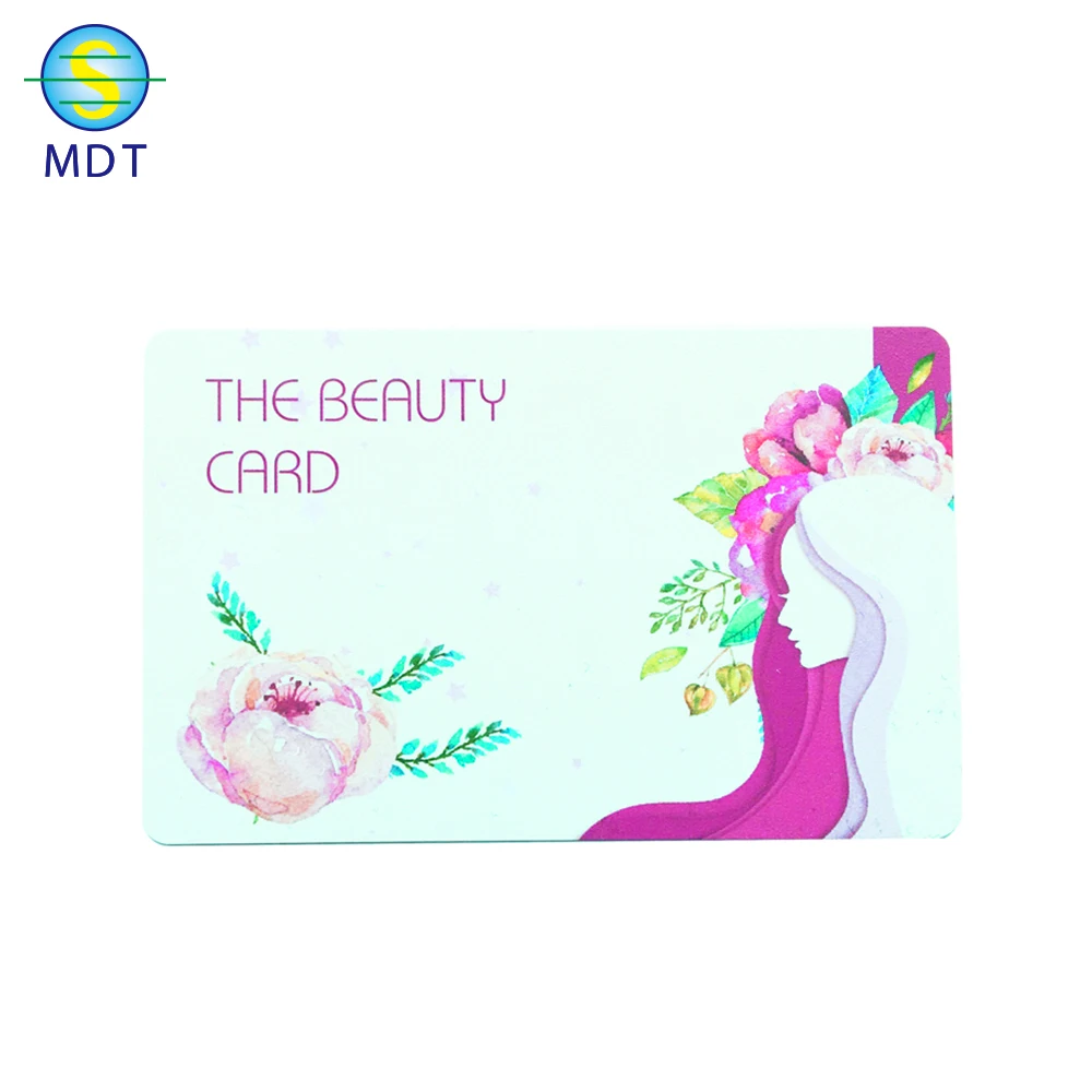 DU Plastic card printing glossy magnetic stripe loyalty card membership card