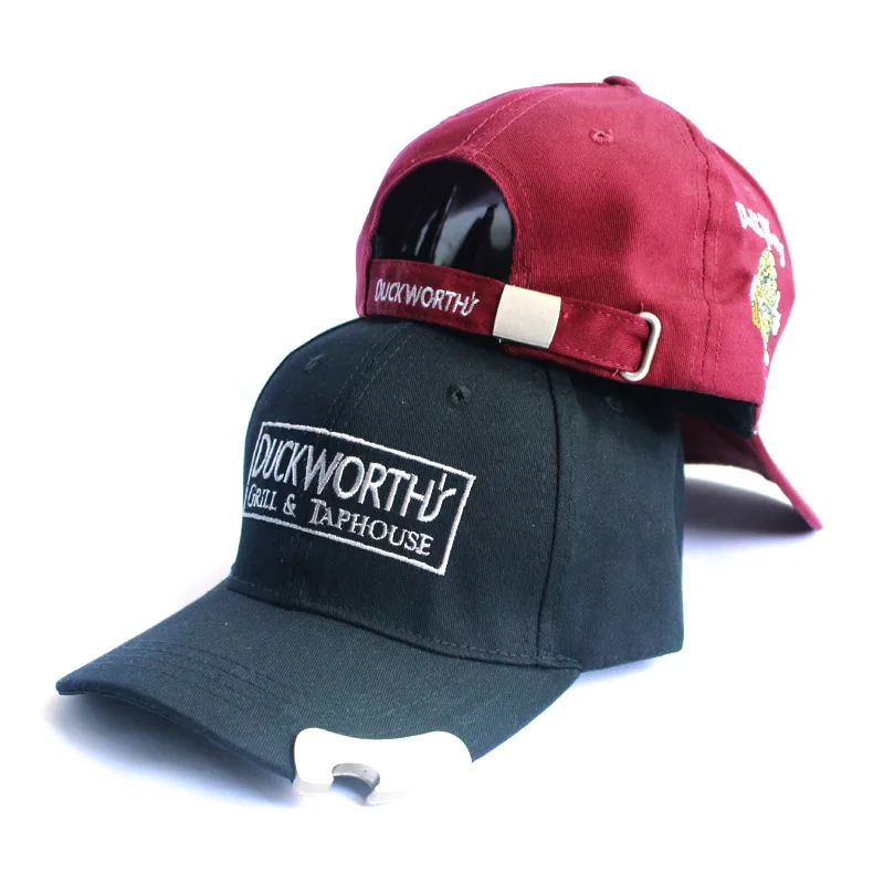 china manufacturer fashion men cotton baseball cap hat with beer bottle opener