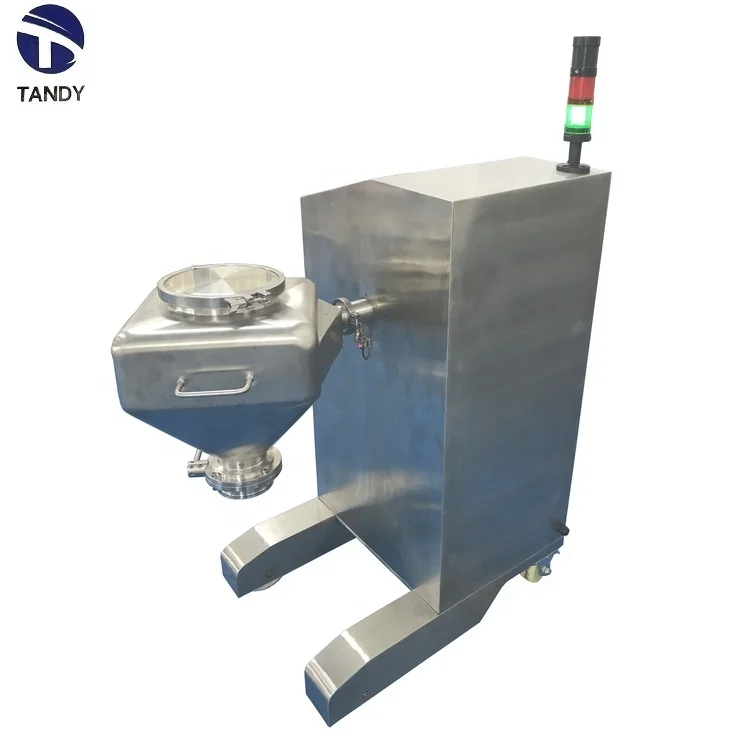 Powder pharmaceutical application lab bin blender / hopper mixer