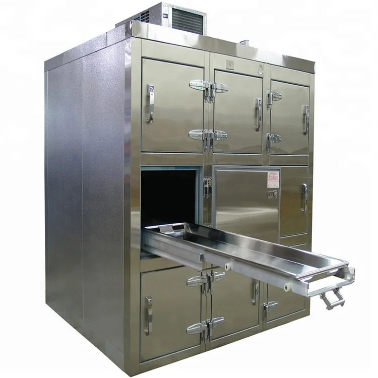 Low Price STG4-B CE  SUS 304 Hospital Used Four Bodies Mortuary Freezer Morgue Corpse Refrigerator