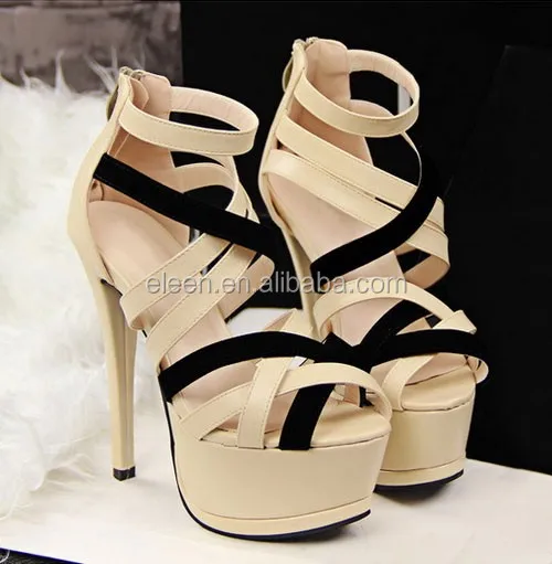 European colors sexy ldaies high heel sandal