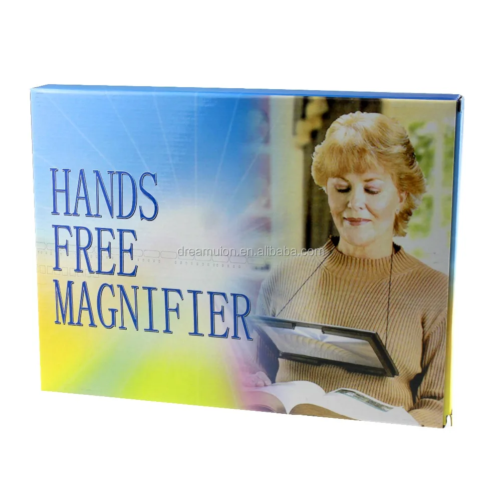A4 Full Page Large 3X Magnifying Glass With Hands Free Desktop Magnifier Brand new