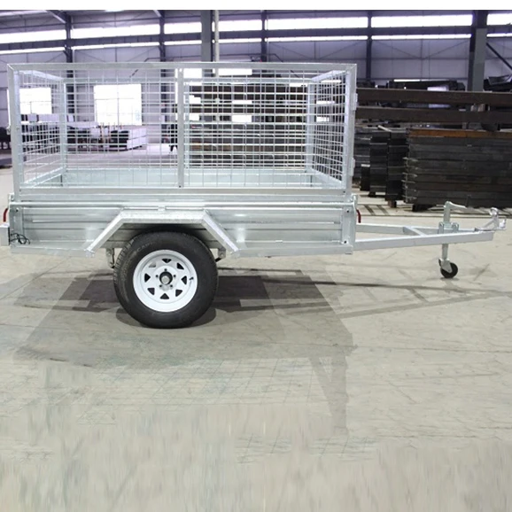 Оцинкованный автомобильный прицеп с прицепом на продажу