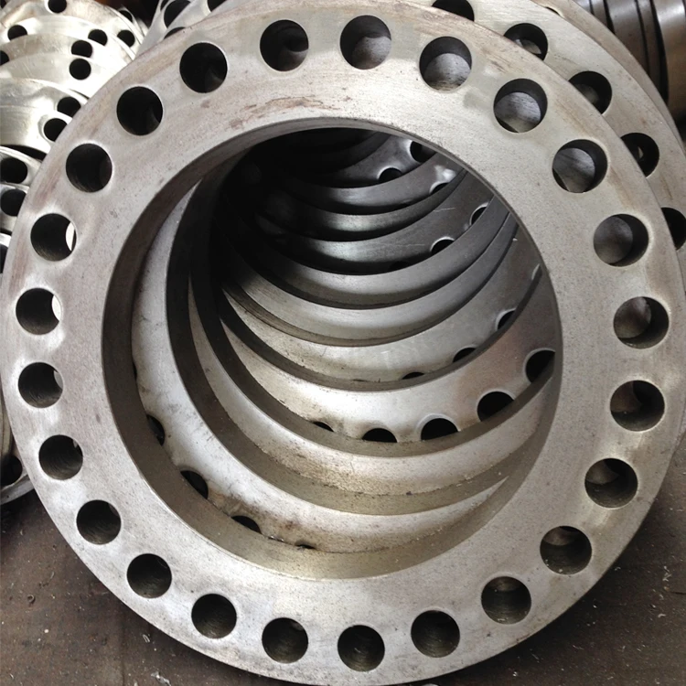 concrete pile carbon steel end plate flange