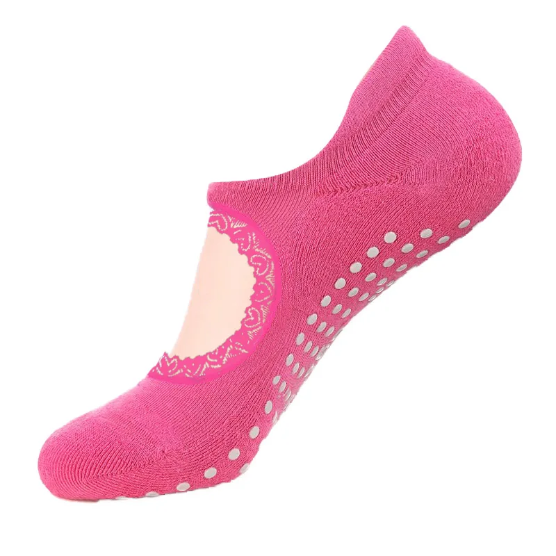 AJ18587 Combed Cotton Black Sparkle Sequins fish Net Anti Slip Yoga toe Socks women fish net yoga socks anti slip dots sole Set