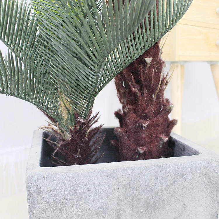 Поставщик сада недорогие искусственные деревья Cycas растения для украшения