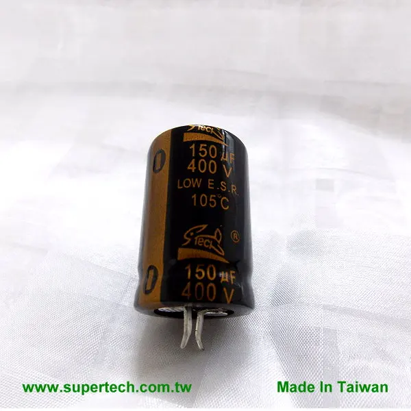 150uf 400v 10000 часов оснастки в алюминиевых электролитических конденсаторов