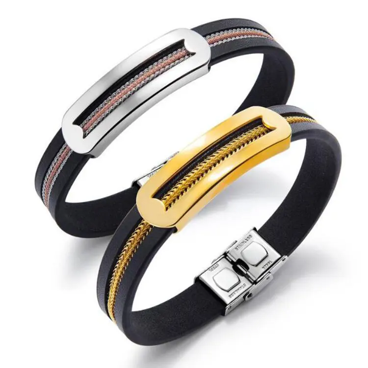 Новый стиль, итальянский элегантный кожаный браслет с гравировкой под заказ