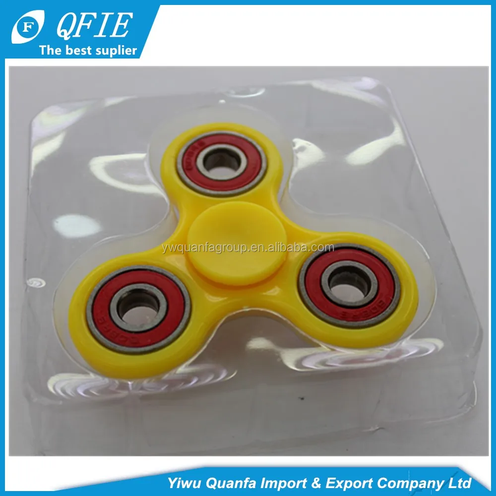 Hot sale tri-spinner hand spinner toy with 608 ceramic bearing fidget spinner