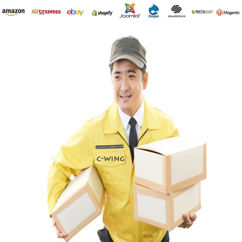 2021 Shopify China fulfilment DHL packet shipping from C-WING  to USA