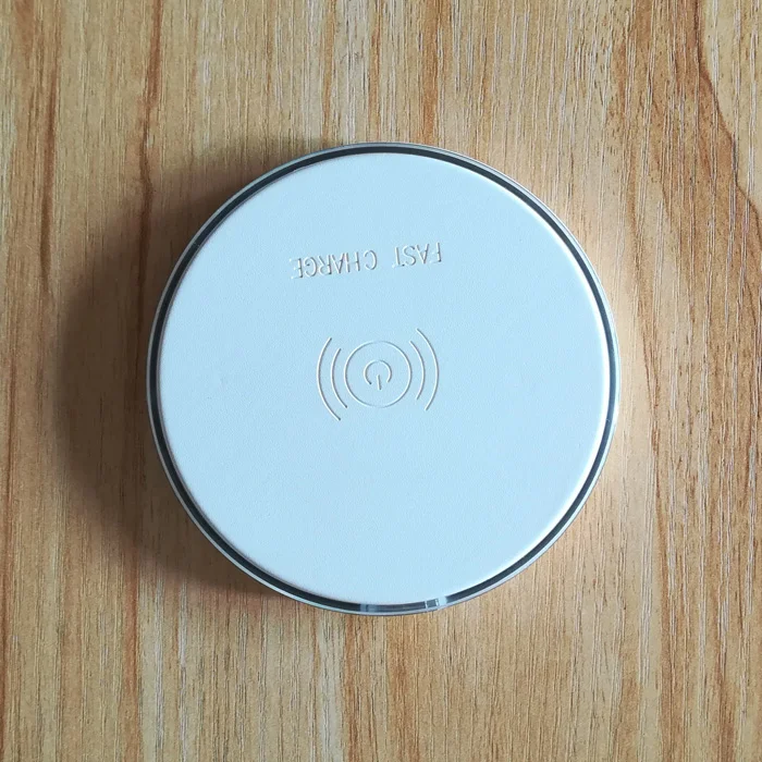 Leather cover Fast Wireless Charger Qi for all cell phone