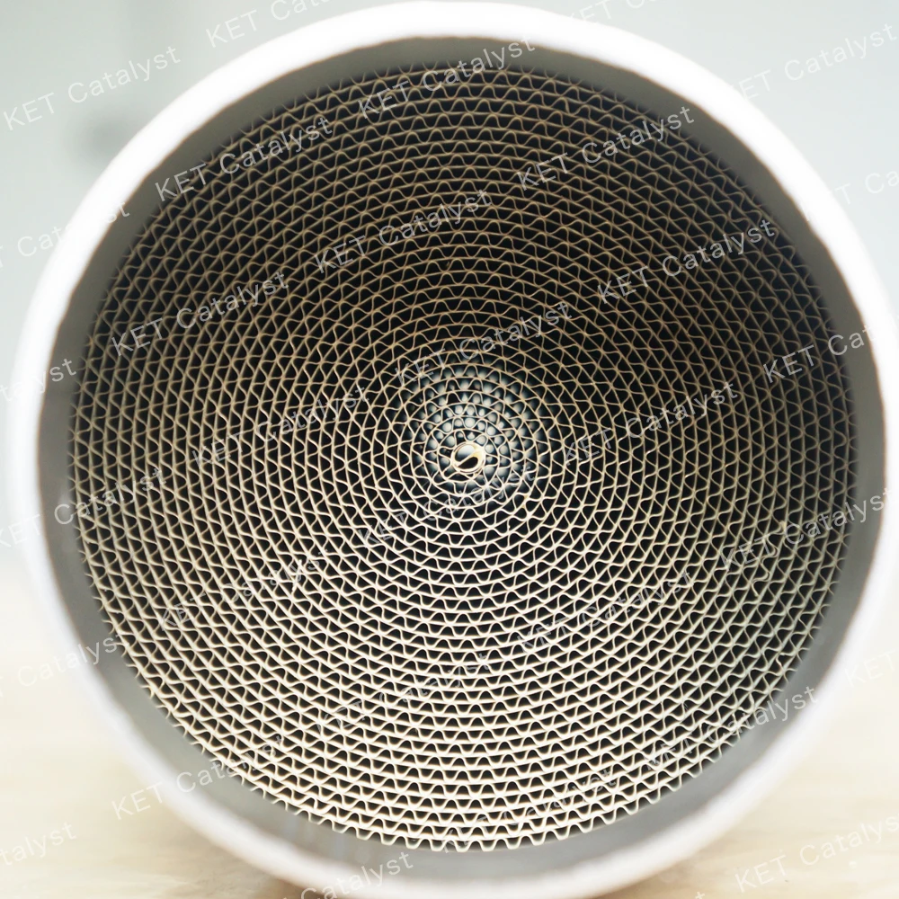 KET High performance  Stainless steel Euro5 metal monolith three way catalyst for sport cars