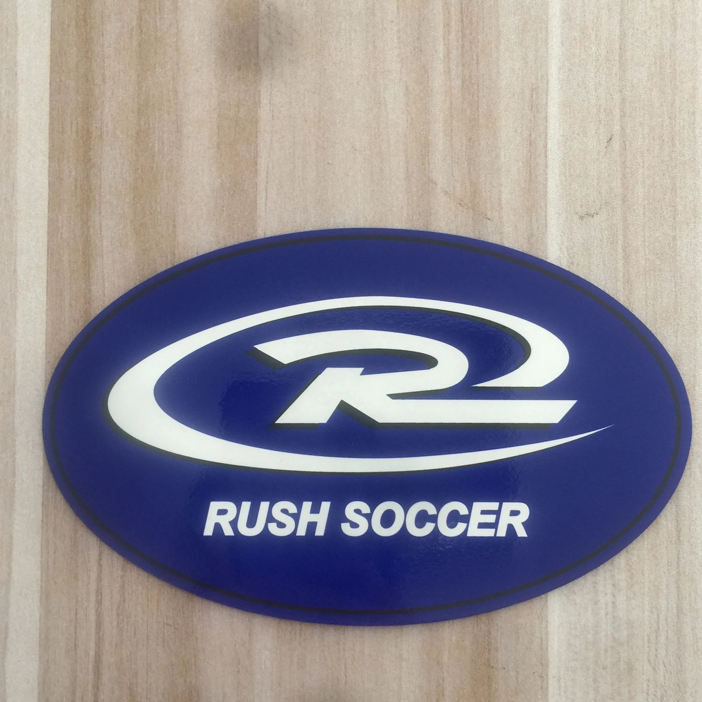 oval shape Waterproof custom cut printed  magnet vinyl sticker  outdoor