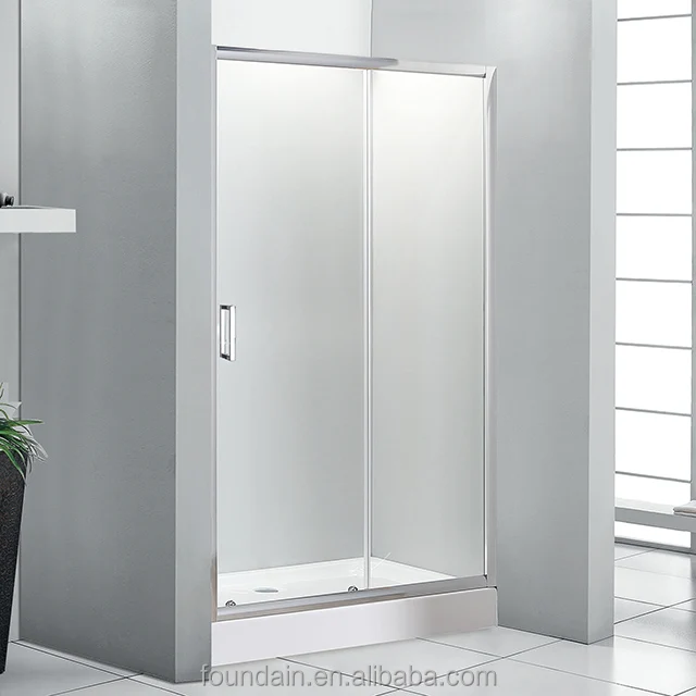 bathroom shower enclosure with side panel