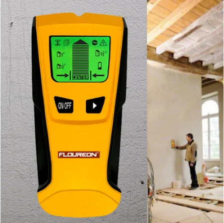 3 In 1 Metal Detector Find Metal Wood Studs AC Voltage Live Wire Detect Wall Scanner Electric Box Finder Wall Detector