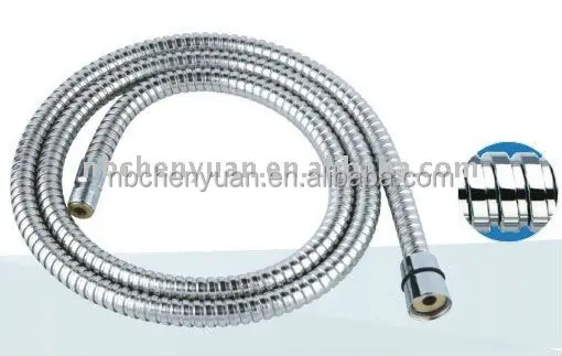 
stainless steel chromed shower hose 