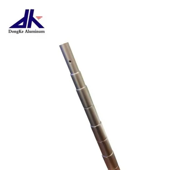 Aluminium tube/aluminum telescopic tube/telescopic pole 6 meter