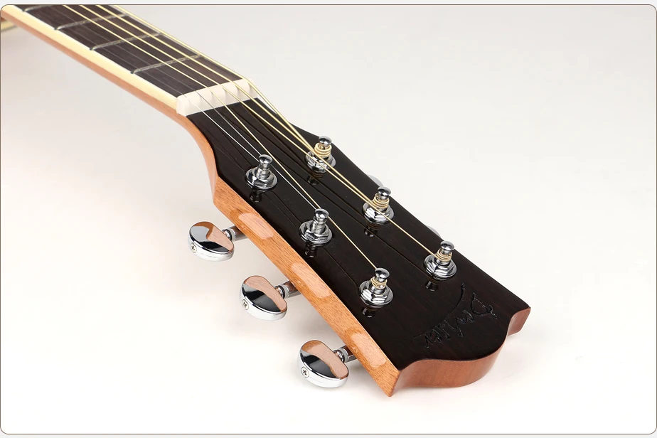 Nature Wooden Handmade OEM Accepted Acoustic Guitar for Sale