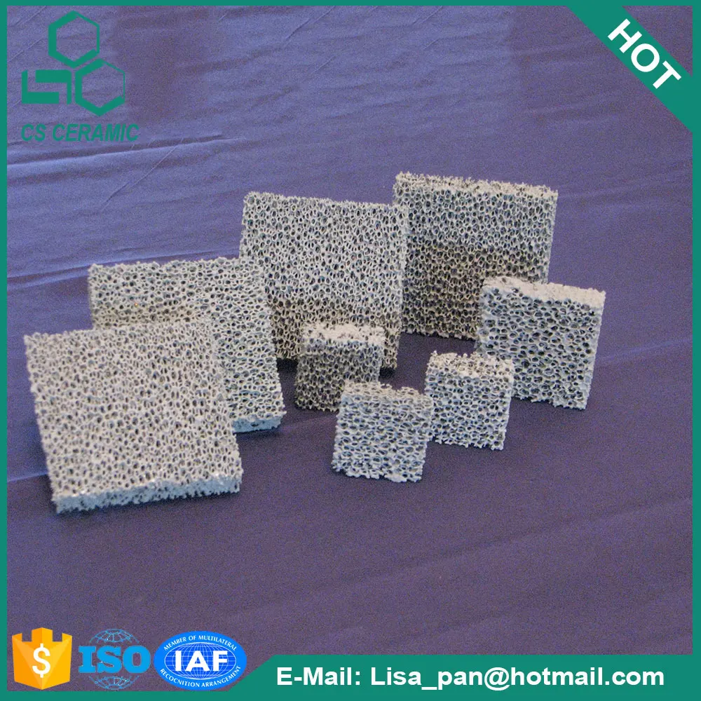 Керамический фильтр пены для Металла Литейного керамические пористые соты пены фильтр