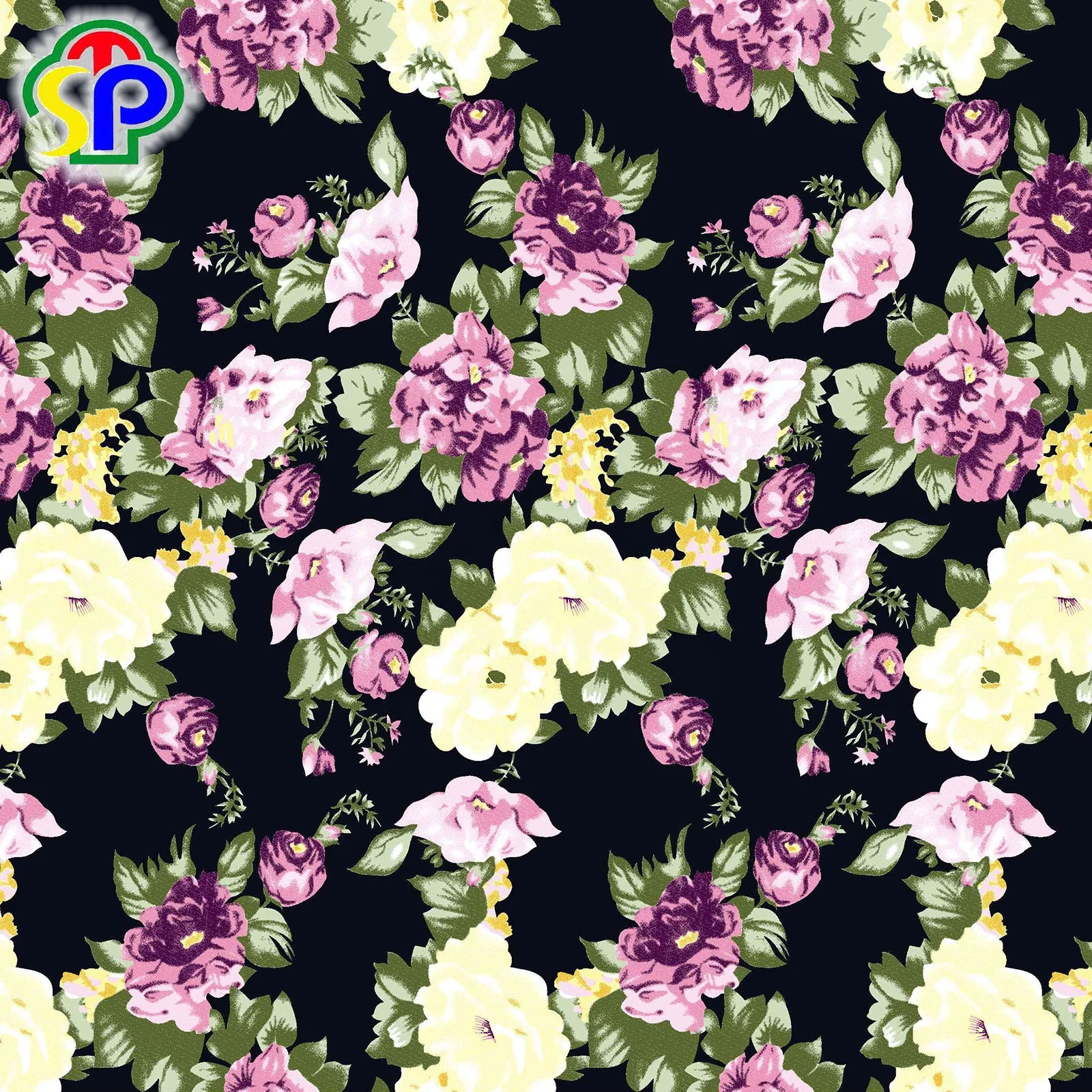 
African Printed Spun Rayon 100% viscose woven fabric baati 