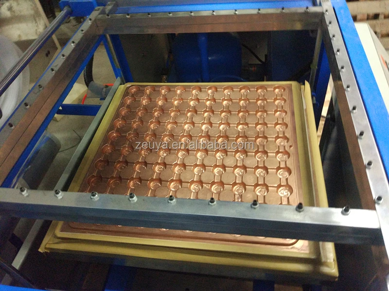 Двойная станция пластиковая блистерная формовочная машина с двумя головками ZY-68SP