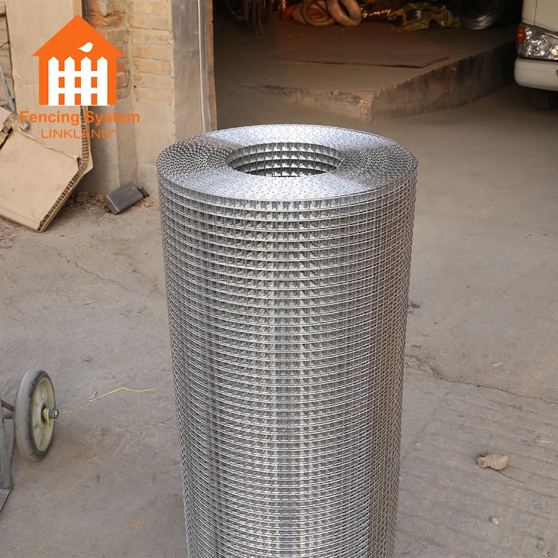 Ограждение сетка 1/4 дюйма оцинкованная сварная железная проволочная сетка