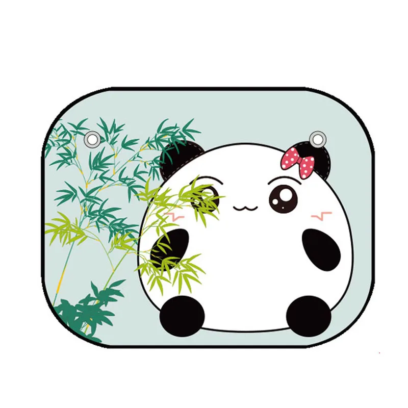 Car Window Foldable Cartoon Sunshade with Suction Cup