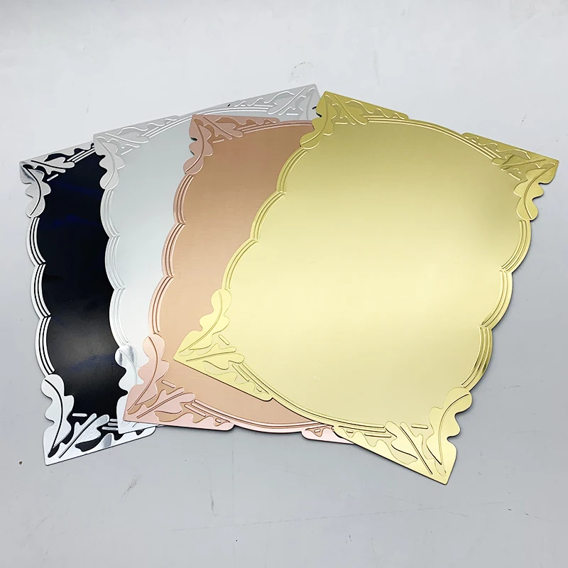 Newest custom engraved blank metal award plate  for business souvenir